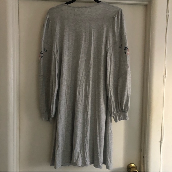 ❤️Cupio Embroidered Tunic Dress Top Long Sleeve Size S/M - Picture 5 of 6